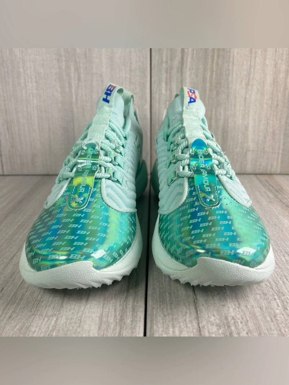 NEW RARE Under Armour Bryce Harper 9 Gem MT Turf Shoe PE x PSA Men’s Size 8.5